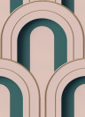 Rebel Walls Wallpaper Arch Deco Bijou - Rebel Pink