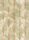 Rebel Walls Tapete Art Deco Palms - Bronze