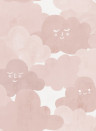Rebel Walls Wallpaper Happy Clouds - Pink