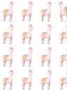 Rebel Walls Wallpaper Alpaca Rebel - Pink