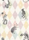 Rebel Walls Carta da parati Circus Corner - Pastel