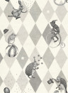 Rebel Walls Carta da parati Circus Corner - Graphite