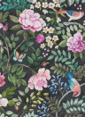 Designers Guild Wallpaper Porcelaine de Chine - Noir