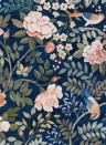 Designers Guild Wallpaper Porcelaine de Chine - Midnight