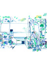 Isidore Leroy Mural Casa Tropical - Original