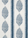 Thibaut Wallpaper Chappana - Blue and White