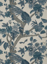 Thibaut Wallpaper Coromandel - Slate Blue