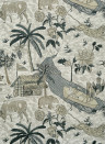 Thibaut Papier peint Tiger Reserve - Grey