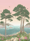 Osborne & Little Wandbild Coastline - Blush