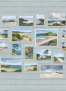 Osborne & Little Mural Seascape - Duck Egg