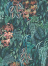 Osborne & Little Wallpaper Green Wall - Peacock
