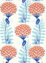 Thibaut Wallpaper Tiverton - Coral