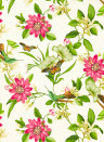 Clarke & Clarke Wallpaper Pink Lotus - Ivory
