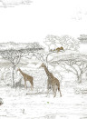 Isidore Leroy Carta da parati panoramica Vallee du Rift Naturel - Panel B