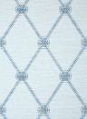Thibaut Tapete Turnberry Trellis - Spa Blue
