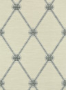 Thibaut Tapete Turnberry Trellis - Charcoal