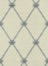 Thibaut Wallpaper Turnberry Trellis - Charcoal