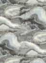 Harlequin Wandbild Reflected Obsidian - Snowflake