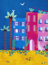 Isidore Leroy Mural Marrakech Original - Panel A