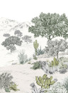Isidore Leroy Mural Succulentes Naturel - Panel A
