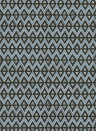 Thibaut Tapete Tiburon - Black and Mineral Blue