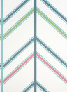 Thibaut Wallpaper Ventura - Blue and Pink