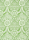 Thibaut Papier peint Chamomile - Green