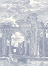 Arte International Papier peint panoramique Rovine - Denim Blue