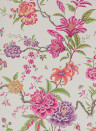 Manuel Canovas Wallpaper Beauchamp - Rose Persan