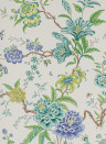 Manuel Canovas Wallpaper Beauchamp - Vert d'Eau