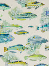 Manuel Canovas Wallpaper Fidji - Aqua