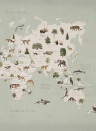 Rebel Walls Wandbild Animal World - Mint