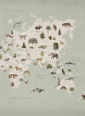Rebel Walls Papier peint panoramique Animal World - Mint