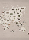 Rebel Walls Wandbild Animal World - Pastel Pink