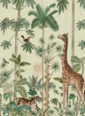 Rebel Walls Mural Giraffes Stroll - Sunny