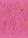 Rebel Walls Carta da parati panoramica Manhattan - Hot Pink