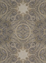 Zoffany Papier peint Elswick Paisley - Blue Umber