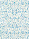 Zoffany Wallpaper Pompadour Print - Indigo