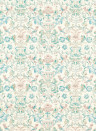 Zoffany Wallpaper Pompadour Print - Mineral