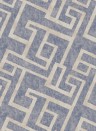 Essentials Wallpaper Mazed Grau/ Blau