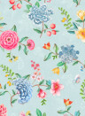 Eijffinger Wallpaper Goodevening Hellblau/ Blau