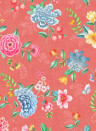 Eijffinger Wallpaper Goodevening Rot/ Blau