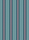 Streifentapete Blurred Lines von Eijffinger - Blau/ Weiß