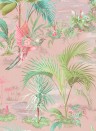 Florale Tapete Palm Scenes von Eijffinger - Pink