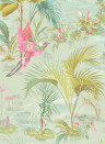 Eijffinger Wallpaper Palm Scenes Hellgrün