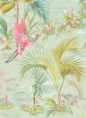 Florale Tapete Palm Scenes von Eijffinger - Hellgrün