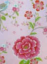 Florale Tapete Birds in Paradise von Eijffinger - Pink