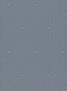 Paint & Paper Library Papier peint Marquetry Tile - Blue Blood
