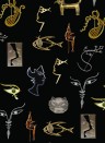 Lelievre Papier peint Joyaux - Noir