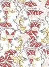 Lelievre Papier peint Union - Terracotta